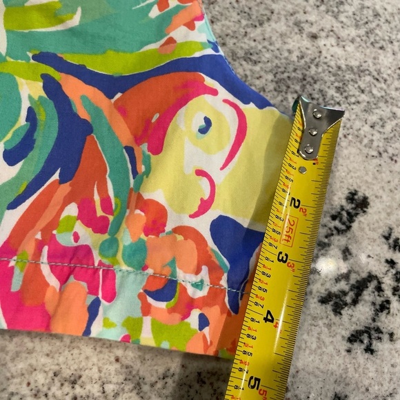 Lilly Pulitzer Floral Tropical The Callahan Shorts Women’s Sz 4 Mid Rise Cotton - Picture 7 of 10